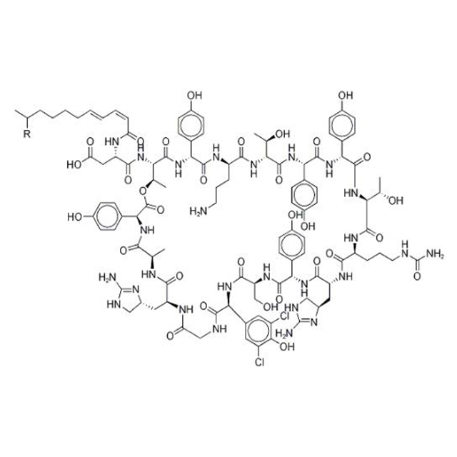 Clorhidrato de enduracidina (11115-82-5) C106H135CL2N26O31R